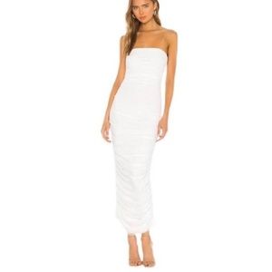 Camila Coelho Catalina White Midi Dress